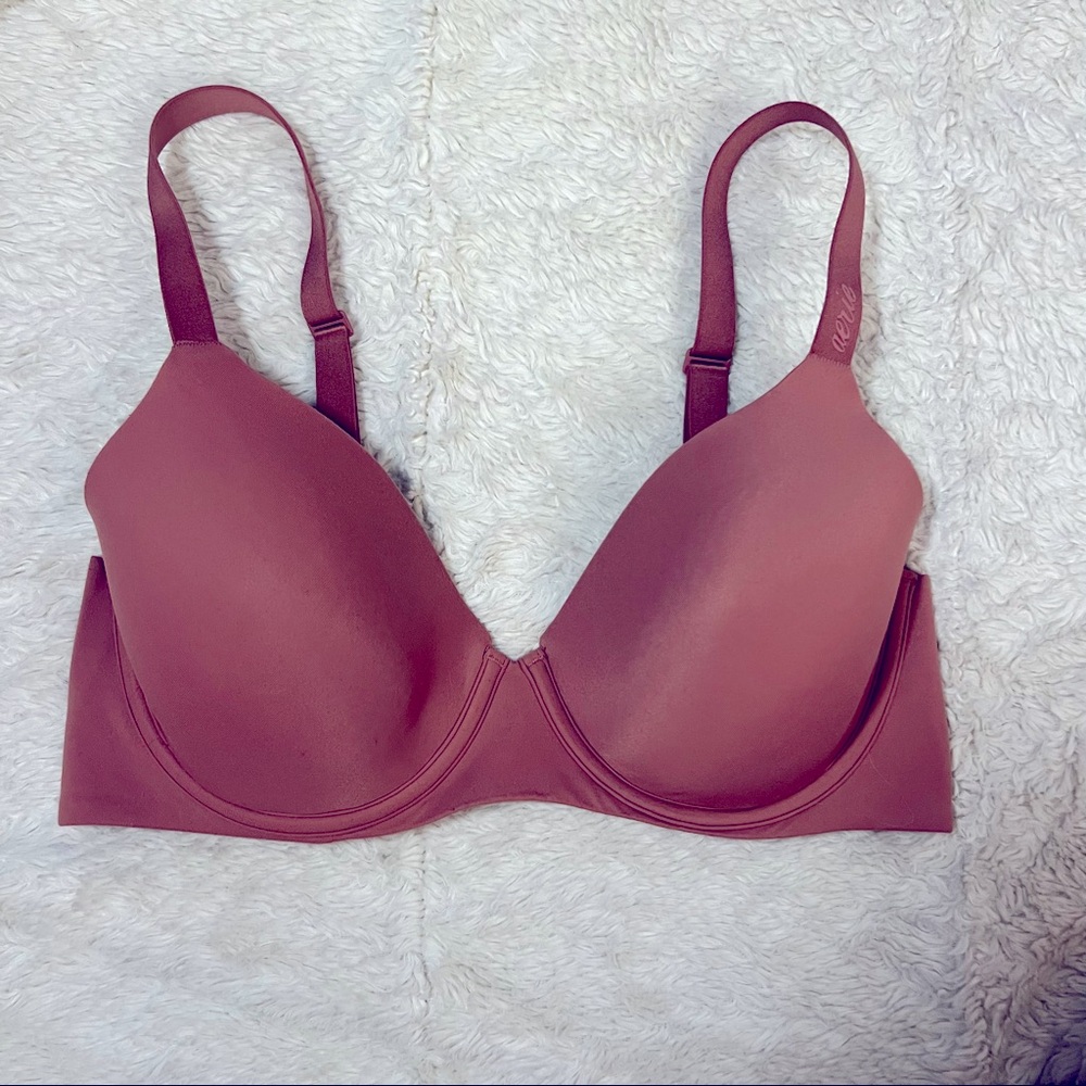 Dusty Pink Smoothez Aerie Bra 34D
